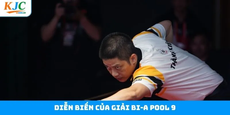 Giải Bi-a Pool 9 diễn ra sôi động và đầy kịch tính